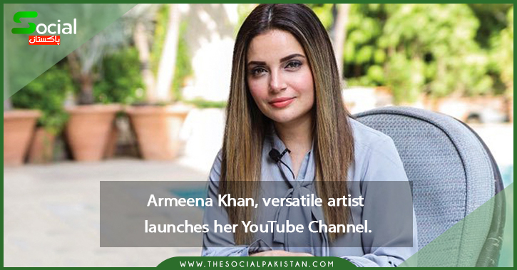 Armeena Khan, versatile artist launches her YouTube Channel.