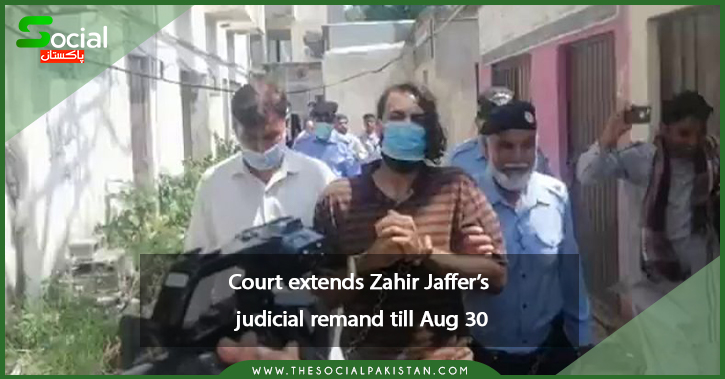 Zahir Jaffer’s court remand has been extended till August 30.
