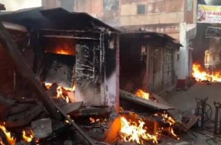 راجھستان میں مسلمانوں کے 40 گھر نزر آتش